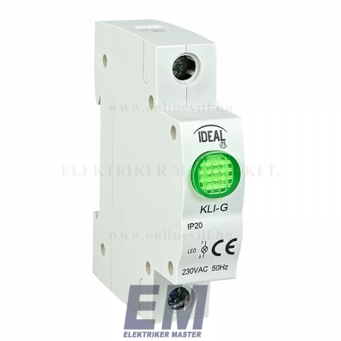 Kanlux moduláris LED jelzőlámpa KLI-G 230V, zöld