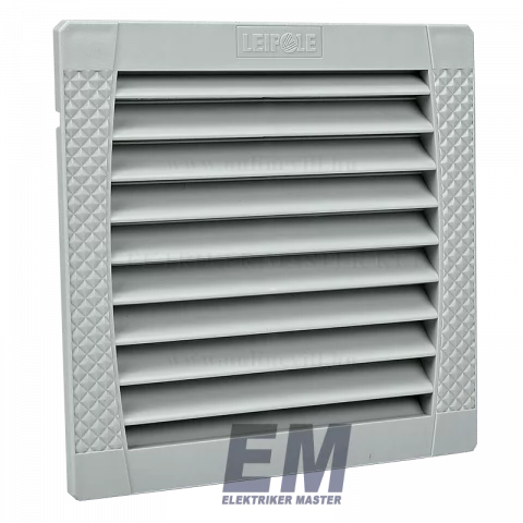 Kilépő levegő nyílás szűrőbetéttel 150x150mm IP54 V43 ventilátorhoz Tracon V43-KNY