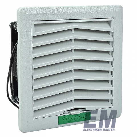 Szellőztető Ventilátor szűrőbetéttel 105x105mm 12W IP54 Ipari Tracon V35