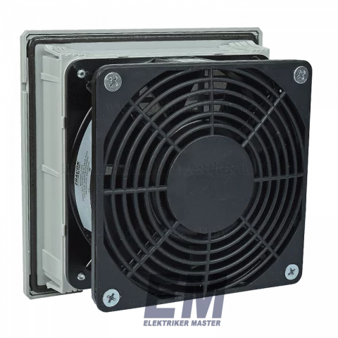 Szellőztető ventillátor szűrőbetéttel IP54 négyzet 150x150 Tracon V43