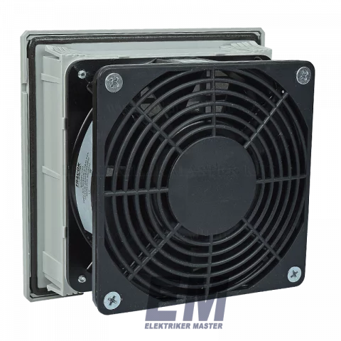 Szellőztető Ventilátor szűrőbetéttel 150x150mm 19W IP54 négyzet Ipari Tracon V43