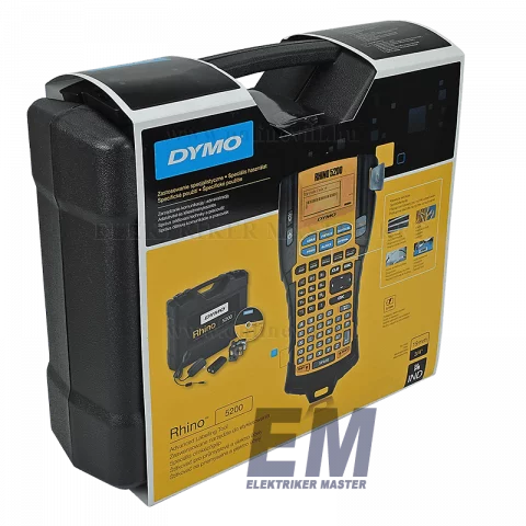 Feliratozógép Dymo Rhino 5200 készlet hordozható címkézőgép S0841430