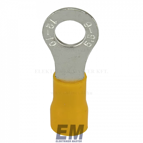 Szigetelt szemes saru 4-6mm2 M6-es furattal ónozott réz sárga GF-M6 Cellpack 811133