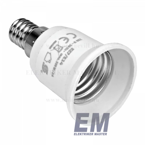 Foglalat átalakító E27 izzóból - E14 foglalatra Som E27/E14