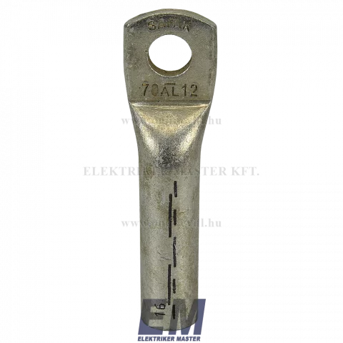 Szemes alumínium csősaru 70 mm2 12-es furattal SKP-AL