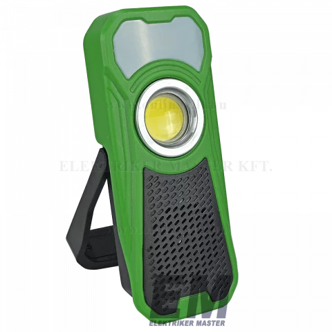 Akkumulátoros LED kézi lámpa Bluetooth hangszóróval 10/3W 6000K 3000mAh Tracon STLBT10W