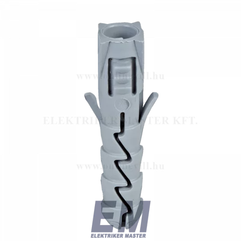 Műanyag dübel tipli 6x30 ipari szürke (250db/doboz) KOELNER FIX-K-06 01867