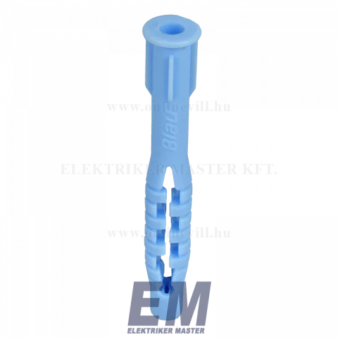 Müanyag dübel tipli 6x60 kék Blau dübel (100db/cs)