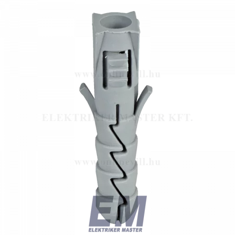 Műanyag dübel tipli 8x40 ipari szürke (200db/doboz) KOELNER FIX-K-08 01868