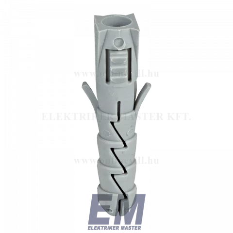 Műanyag dübel tipli 10x50 ipari szürke (100db/doboz) KOELNER FIX-K-10 01869