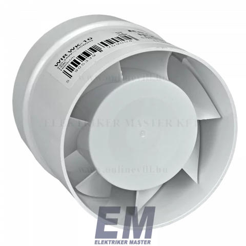 Elszívó Csőventilátor 100 mm 19W 100-as csőhöz Kanlux WK 10 70900
