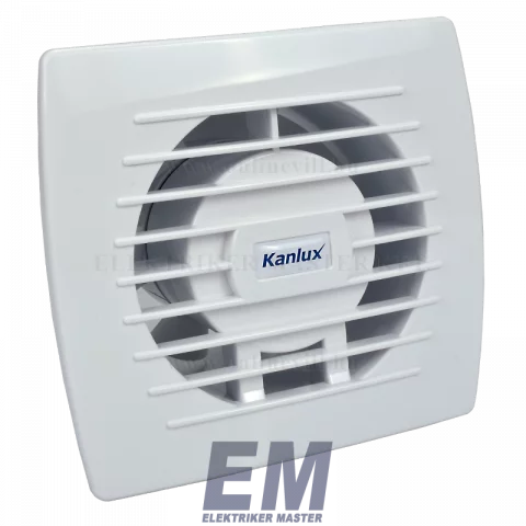 Elszívó Ventilátor 100 mm 19W Síklócsapágyas Fehér Kanlux EOL100B 70911