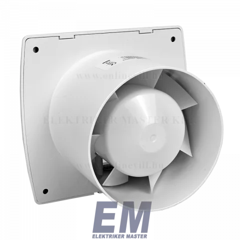 Elszívó Ventilátor 100 mm 19W Síklócsapágyas Fehér Kanlux EOL100B 70911