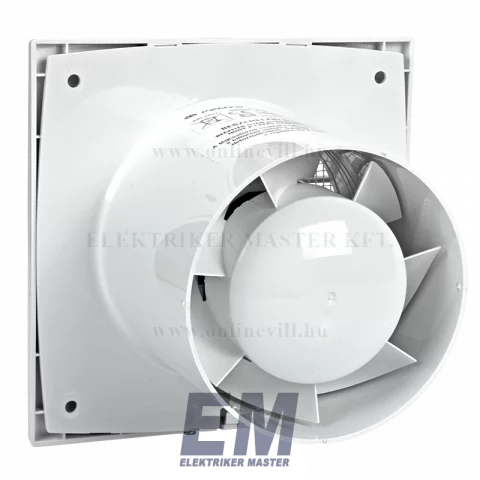 Elszívó Ventilátor 100 mm 14W Siklócsapágyas Fehér Vents 100S