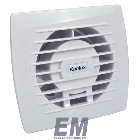 Elszívó Ventilátor 100 mm Időzítős Síklócsapágyas Kanlux EOL100T (70938)