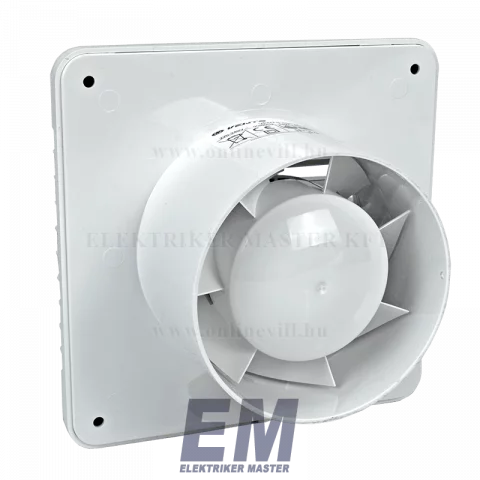 Elszívó Ventilátor 100 mm 14W Időzítős Golyóscsapágyas Fehér Vents 100MTL