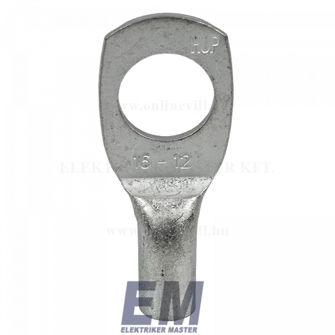 KIFUTÓ_Szigeteletlen szemes csősaru 16 mm2 12-es furattal ónozott réz Haupa CL 16-12 (290956)