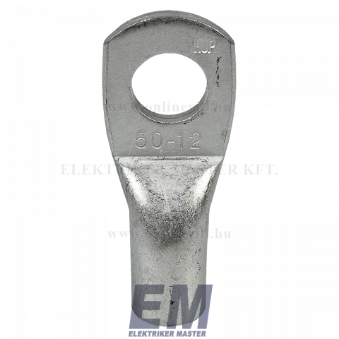 KIFUTÓ_Szigeteletlen szemes csősaru 50 mm2 12-es furattal ónozott réz Haupa CL 50-12 (290982)