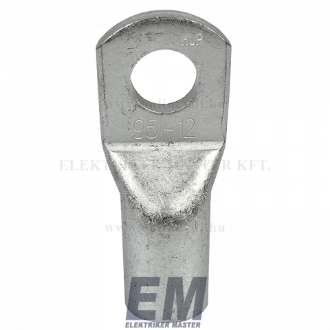Szigeteletlen szemes csősaru 95 mm2 12-es furattal ónozott réz Haupa CL 95-12 (290998)
