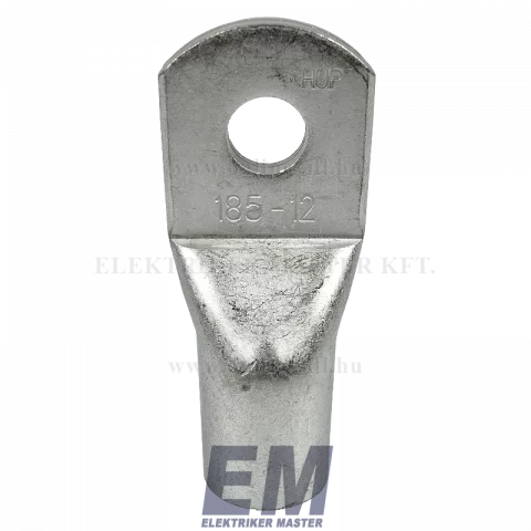 KIFUTÓ_Szigeteletlen szemes csősaru 185 mm2 12-es furattal ónozott réz Haupa CL 185-12 (290022)