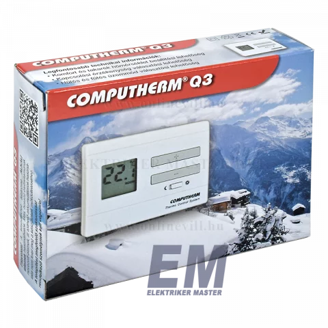 COMPUTHERM Q3 digitális szobatermosztát