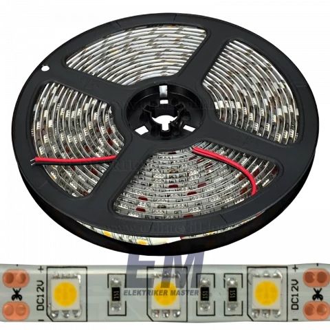 Led Szalag Kültéri Meleg Fehér SMD 5050 60LED 14,4W/m Optonica ST4840