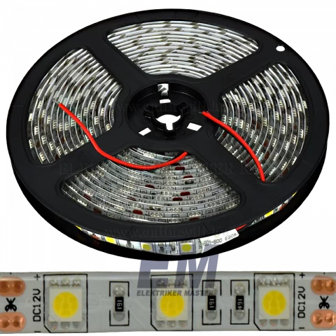 Led Szalag Kültéri Természetes Fehér SMD 5050 60LED 14,4W/m Optonica ST4841