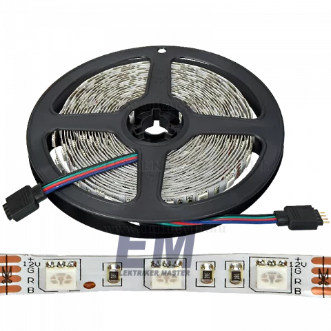 Led Szalag Beltéri RGB SMD 5050 60LED 14,4W/m Optonica ST4312