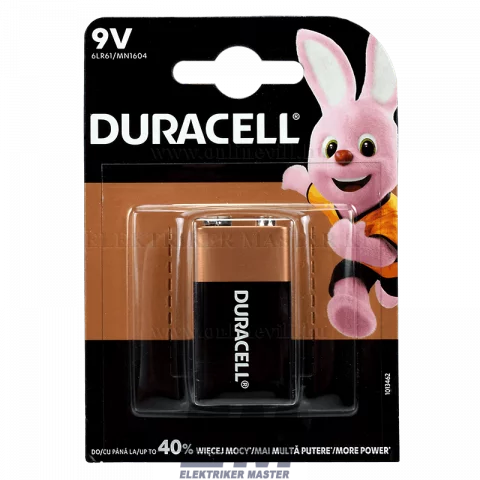 Duracell elem 6LR61 9V MN1604