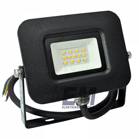 LED Reflektor 10W 2800K Fekete Optonica Epistar Chip Set FL5882