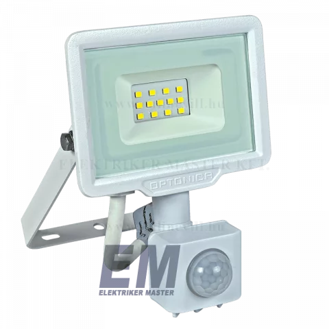 LED Reflektor Mozgásérzékelővel 10W 4500K Fehér Optonica SMD2 FL5931