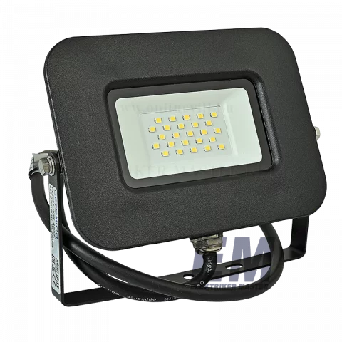LED Reflektor 20W 4500K Fekete Optonica Epistar Chip Set FL5884