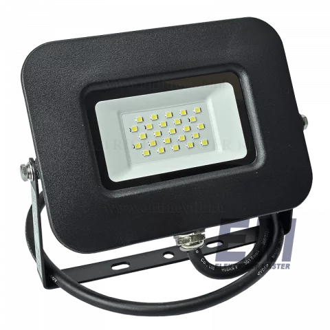 LED Reflektor 20W 6000K Fekete Optonica Epistar Chip Set FL5883