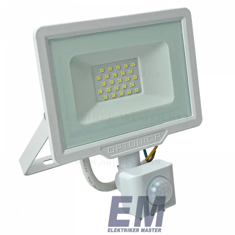 LED Reflektor Mozgásérzékelővel 20W 6000K Fehér Optonica SMD2 FL5933