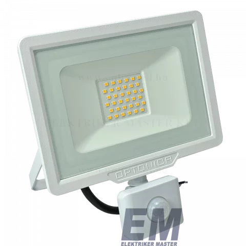 LED Reflektor Mozgásérzékelővel 30W 2700K Fehér Optonica SMD2 FL5938