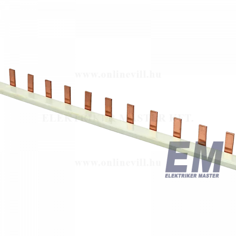 Sorolósín 1P csapos 57mod 10mm2 63A 1m fésűs fázissín GTV THP-130