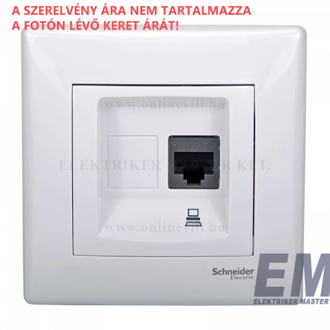 KIFUTÓ_Schneider SEDNA RJ45 Cat5e UTP aljzat fehér SDN4300121