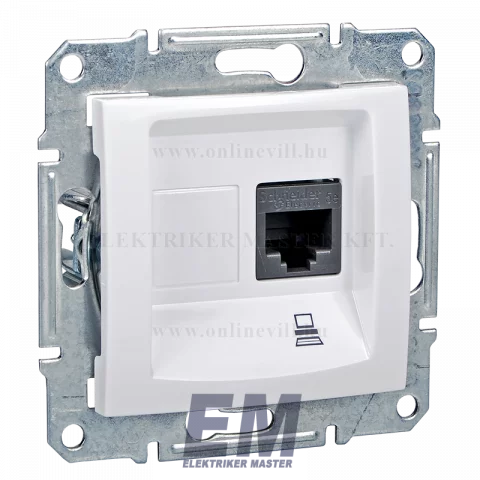 KIFUTÓ_Schneider SEDNA RJ45 Cat5e UTP aljzat fehér SDN4300121