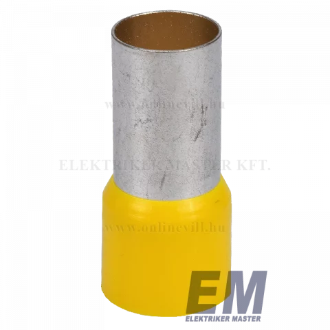 Érvéghüvely 70 mm2/21mm szigetelt sárga (50db/cs) 70/37 Tracon E140