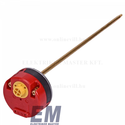 Olasz bojler hőfokszabályzó és hőkorlátozó (kerek piros) villanybojler alkatr FVTo023