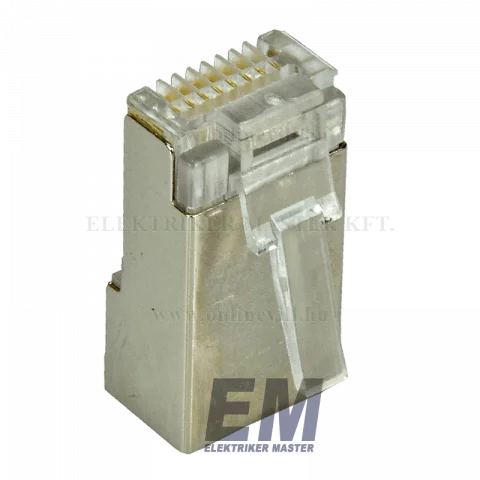 8P8C FTP moduláris dugó Cat5 RJ45 ÁRNYÉKOLT Ethernet csatlakozó Szerelhető UTP csatlakozó 05267