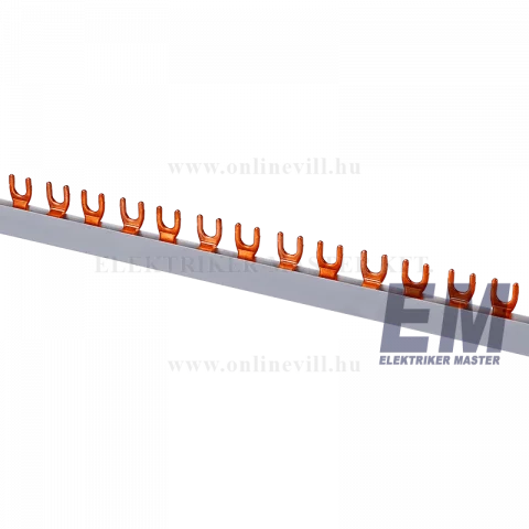 Sorolósín 2P villás 57mod 10mm2 63A 1m fázissín Pollmann 2213204