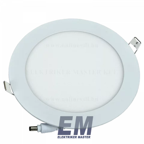 LED Panel Mennyezeti Beépíthető 12W 2800K Meleg Fehér Kerek Optonica DL2439