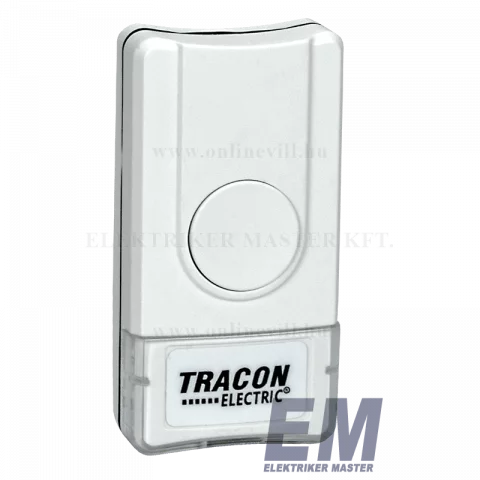 Csengő vezeték nélküli dallamcsengő 2 adó 1 vevő (elemes) Tracon BELLW2-2V1