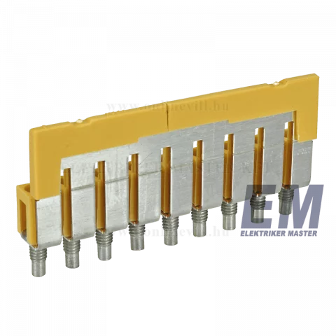 Sorkapocs kereszt összekötő rövidzár szigetelt Weidmüller WQV 2,5/9 (1054360000)