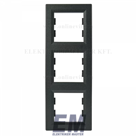 Schneider ASFORA Keret függőleges 3-as antracit EPH5810371