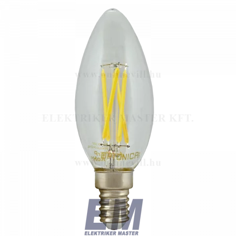 E14 LED Gyertya Filament izzó 4W 4500K természetes fehér Optonica SP1471