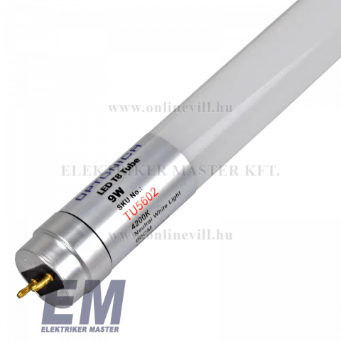 LED Fénycső 60 cm T8 9W 4500K Optonica City Line TU5602