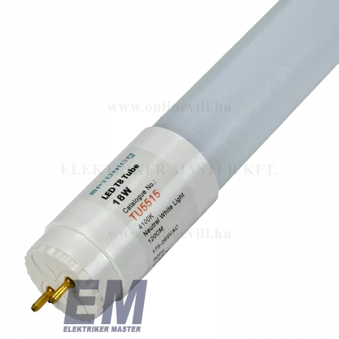 LED Fénycső 120 cm T8 18W 4100K Nano-Plastic Optonica TU5515